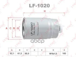 ������ ��������� AUDI A4(8D2-8D5) 00-01 / A6(4B2-4B5) 00-05, Skoda Superb I(3U4) 01-08, VW Passat(3B2-3B6) 98-05 LYNXauto ���. LF1020 LF1020 ����
