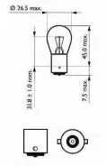 ����� ��������� 1-���� 12V 21W 18642-21007N L14521 ����