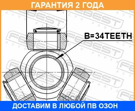������� Febest / 1716A4 �������� 24 ��� 1716A4 ����