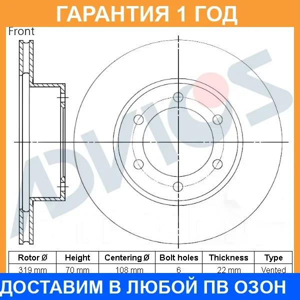 ���� ��������� ��� Advics / A6F234B A6F234B ����