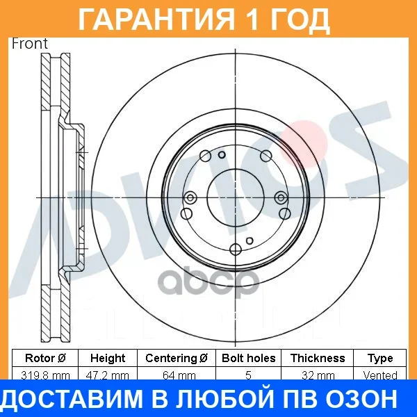 ���� ��������� ��� Advics / C6F154B �������� 12 ��� C6F154B ����