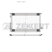 �������� ������������ Fiat Croma (194) 05- Opel Signum 03- Vectra C 02- Saab 9-3 (YS3F) 04- Zekkert MK3041 - MK3041 ����