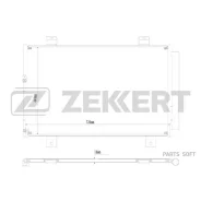 �������� ������������ Toyota Highlander (U40) 07- Zekkert MK3187 - MK3187 ����