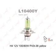 ����� H4 12V 100/80W P43T-38 Yellow Lynxauto L10400Y L10400Y ����