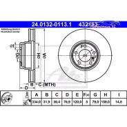 ����� ATE 24.0132-0113.1 ���� ��������� ��������! BMW E38 4.0D M60/M62/M67 99 ��� ����� �� 2 ��. ������� � ������ ������ �� �����. 24013201131 �������...