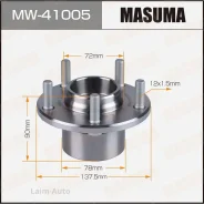 ��������� ���� ������. Mazda Axela 2003-2009, Mazda Mazda 3 2003-2006 MW41005 ����