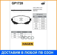 ������� ��������� �������� Sangsin Brake / GP1728 GP1728 ����