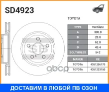 ���� ��������� Sangsin Brake / SD4923 SD4923 ����