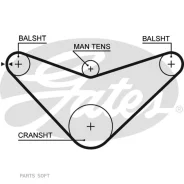 ������ ��� Gates 5235XS 70x16 5235XS ����
