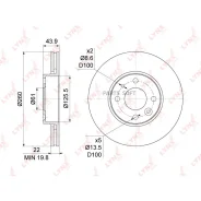 ���� ��������� ������������� (260x22) | ����� ����/��� | LADA Largus/Vesta/XRAY Lynxauto BN1062 BN1062 ����