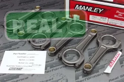 �������� ������� Manley 152.5mm Turbo Tuff Forged I-Beam Connecting Rods with 7/16 ARP 2000 Nissan RB30 144286 ����