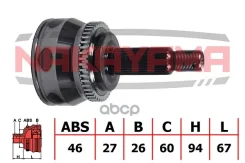 ���� �����. �-�� Hyndai I30, KIA Ceed 1.6/2.0CRDi 07- (27x26x161x60 ABS:46) Nakayama ���. NJ357NY NJ357NY ����