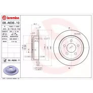 ���� ��������� ������ 285mm Brembo 08A63610 - 08A63610 ����