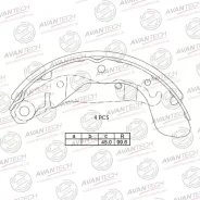 ������� ������ (����������) Daewoo Lanos 97-02/Nexia 95-97/Cielo 94-98/Espero 95-99/Nubira 97- AVS1301 ����