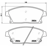 ������� ��������� �������� Brembo, �������� �� ��� (4 ��), ���. P59077 P59077 ����