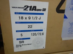 RAYS Volk Racing 21A spec-SR. 9.5/10.5x18", 5x120, ET22/22, �� 72,6���. ��� ����� �� ����������� ����