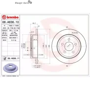 ���� ��������� ������ 285mm Brembo 08. A636.10 08A63610 ����