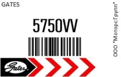 ������ ���������� Gates 5750VV 5750VV ����