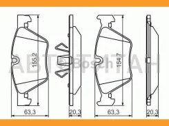 ������� �������� � BMW E81-88/90-92 2.0-3.0i/2.0D 05 8DB355011941, 13046072232, 607223, 607216, 13046072162, T1509, 6116622, 2409601, 573187JAS, FDB17...