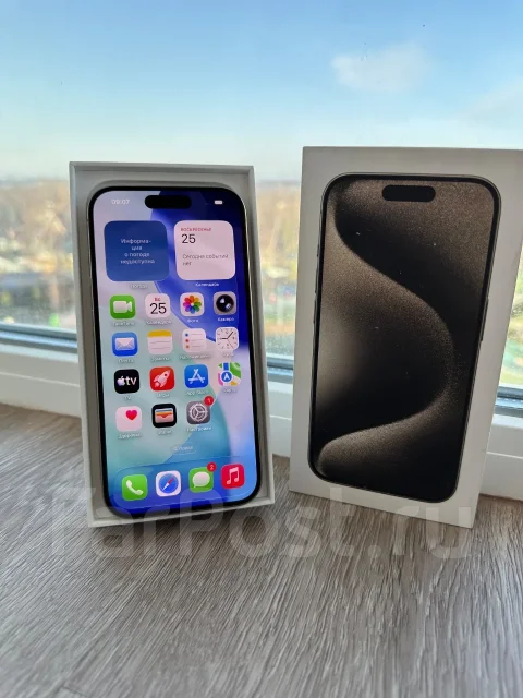 Apple iPhone 15 Pro. �/�, 256 ��, �����, 3G, 4G LTE, 5G, Dual-SIM, ����������, NFC, eSIM, ������� �������, ������������ ������� ����