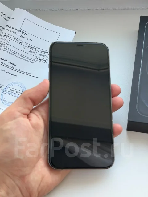 Apple iPhone 12 Pro Max. �/�, 256 ��, ������, 3G, 4G LTE, eSIM, ������� �������, ������������ ������� ����
