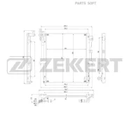 �������� ���������� ��������� Mitsubishi L200 III 05- Zekkert MK1577 - MK1577 ����