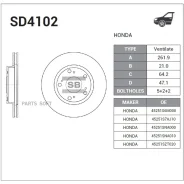 ���� ��������� �������� ������������� Sangsin Brake SD4102 Sangsin Brake SD4102 SD4102 ����