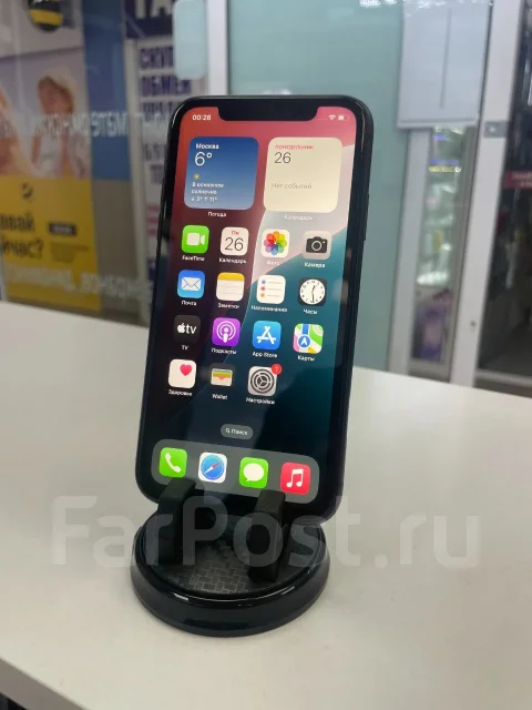 Apple iPhone 11. �/�, 64 ��, ������, 3G, 4G LTE, NFC, eSIM, ������� �������, ������������ ������� ����