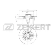 ���� ����. ����. Renault Kangoo 08- (��� ���������� ��� ABS) BS6483 ����