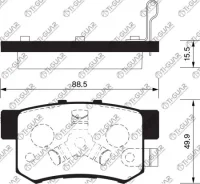 ��������� ������� /������ �������� 4�� /������������ /TI-GUAR ��� Honda Accord, Stepwgn 2009-, Hover H6 2011-, Crosstour 2009-, Odyssey 1994-, FR-V 20...