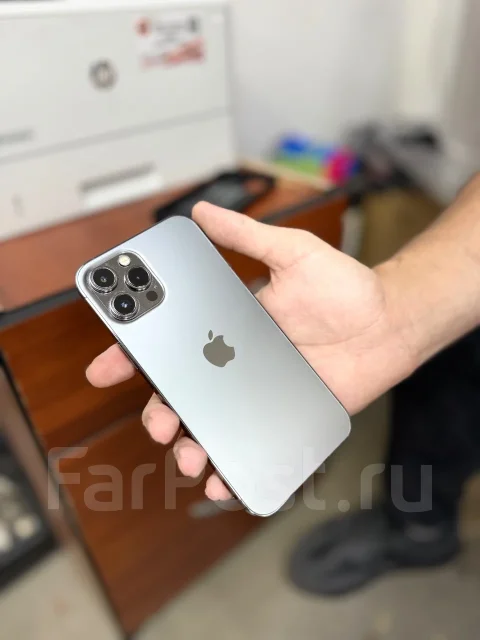 Apple iPhone 12 Pro Max. �/�, 128 ��, �����, 3G, 4G LTE, 5G, ����������, ���������, NFC, eSIM, ������� �������, ������������ ������� ����