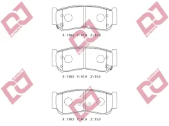 ������� ��������� �������� ������/D11201M; �GDB3419/Djparts-BP1619 BP1619 ����
