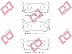 ������� ��������� �������� ������/PF-5365; �D3094M; �GDB3129/Djparts-BP1262 BP1262 ����