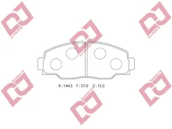 ������� ��������� �������� ��������/AN-269K; �PF-1229; �D2081; �GDB1042/Djparts-BP1566 BP1566 ����