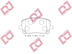 ������� ��������� �������� ��������/AN-667WK; �PF-1470; �D2217; �GDB3315/Djparts-BP1245 BP1245 ����