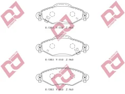 ������� ��������� �������� ��������/D2246M; �GDB3324/Djparts-BP1350 BP1350 ����