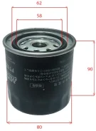 ������ ��������� ������ ������� /Nissan 16403-89TA1/ Micro-FT6238 /H-90��; /OD-80��; /ID-62��;3/4x16 FT6238 ����