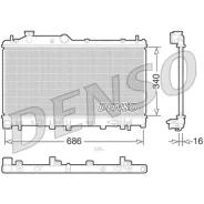 �������� [686x340] Subaru Legacy V 2.0/2.5 09- Denso DRM36015 DRM36015 ����