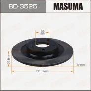 ���� ��������� Masuma, rear Mitsubishi Outlander, Eclipse Cross / GF8W, GK1W [��.2] BD-3525 Masuma, ������ BD3525 ����