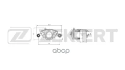 ��������� ������� �������� ������ Hyundai Getz 03- Accent II 99- Zekkert ���. bs-8412 BS8412 ����