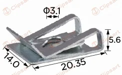 �����-����� 16.0x18.7x3.0 �=3,7 ������ ��� ������ �������� ���� ��� Audi, Seat, Skoda, VW �������: MT5371 N10433701 U- N10433701 ����