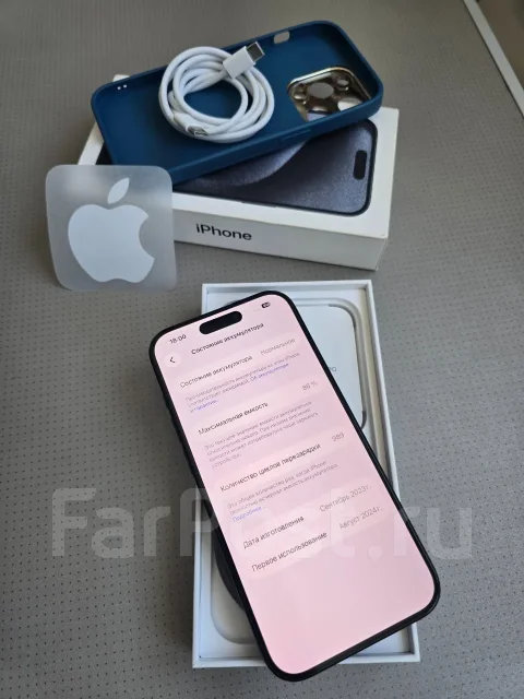 Apple iPhone 15 Pro. �/�, 256 ��, �����, 4G LTE ����