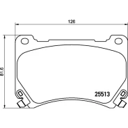 ������� ��������� �������� Nisshinbo ��������, �������� �� ��� (4 ��), ���. NP6080 NP6080 ����