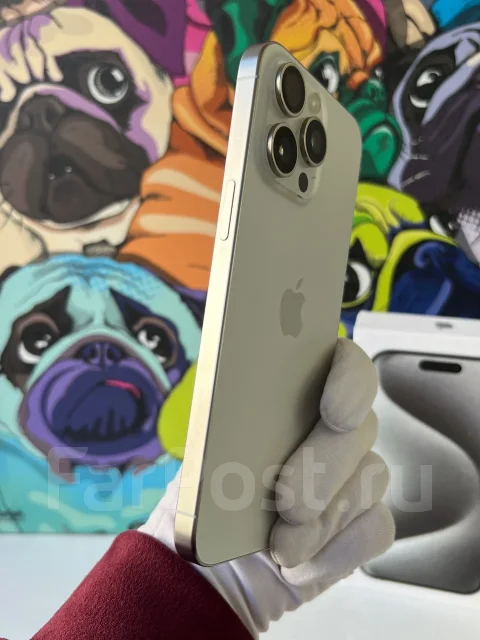 Apple iPhone 15 Pro Max. �/�, 256 ��, �����, 4G LTE, 5G, NFC, eSIM ����