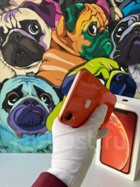 Apple iPhone Xr. �/�, 128 ��, �������, 4G LTE, 5G, NFC ����
