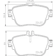 ������� ��������� MB W213/S213 16- ����. Brembo P50136 P50136 ����