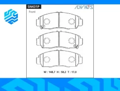 ������� ��������� �������� Advics SN431P ��������, �����/������ SN431P ����