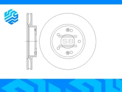 ���� ��������� Sangsin Brake SD1074 ��������, �����/������ SD1074 ����