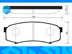 ������� ��������� �������� Sangsin Brake SP2040 ������, �����/������ SP2040 ����