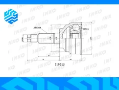���� �������� INKO 319015 ��������, �����/������ 319015 ����